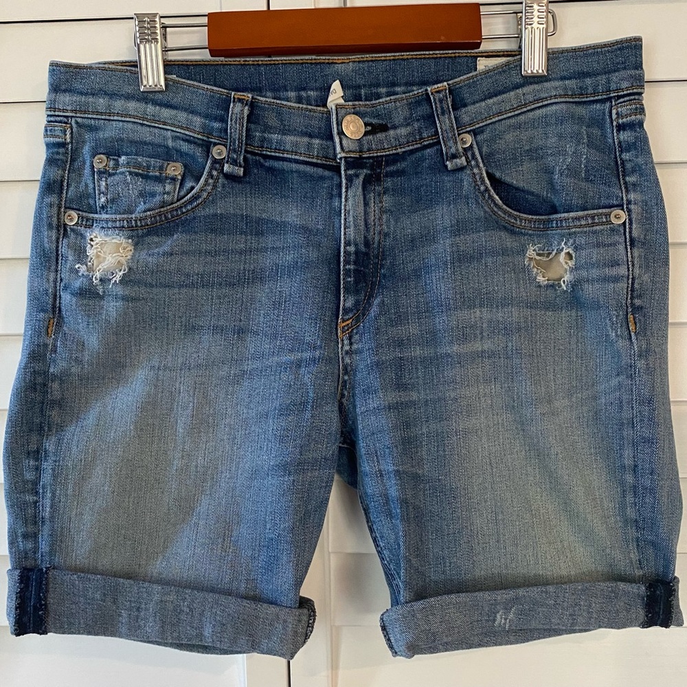 Rag & Bone Cuffed Jean Shorts Size 27